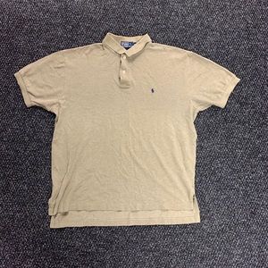 Polo Ralph Lauren Tan/Dark Khaki Collar Shirt XL